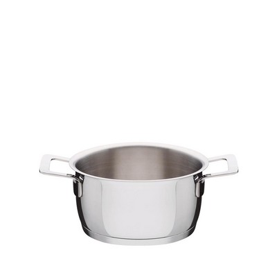 Alessi-Pots&Pans Casserole in 18/10 stainless steel suitable for induction